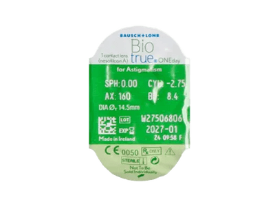 Biotrue ONEday for Astigmatism (90 Kontaktlinsen) - Blister Vorschau