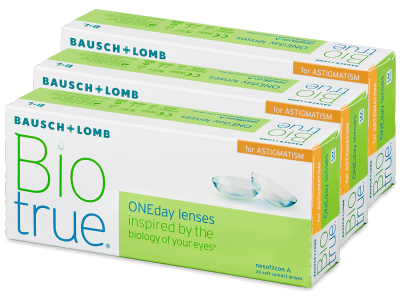 Biotrue ONEday for Astigmatism (90 Kontaktlinsen) - Torische Kontaktlinsen