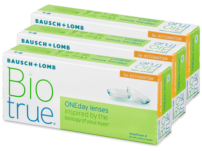 Biotrue ONEday for Astigmatism (90 Kontaktlinsen) - Torische Kontaktlinsen