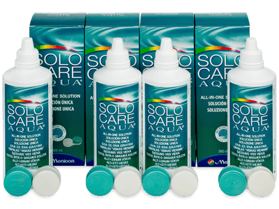 Pflegemittel SoloCare Aqua 4 x 360 ml