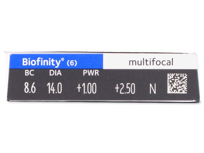 Biofinity Multifocal (6 Linsen) - Vorschau