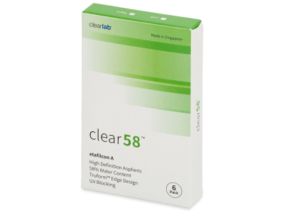 Clear 58 (6 Linsen) -  2-Wochen-Kontaktlinsen