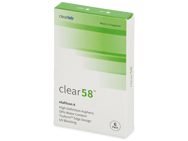 Clear 58 (6 Linsen) - 2-Wochen-Kontaktlinsen