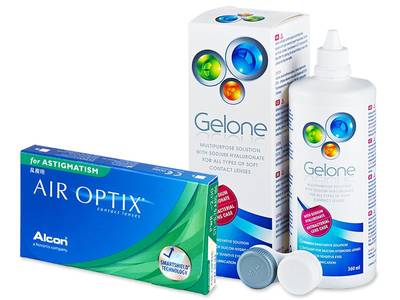 Air Optix for Astigmatism (6 Linsen) + Gelone 360ml