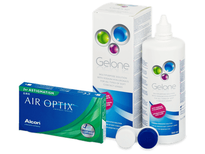 Air Optix for Astigmatism (6 Linsen) + Gelone 360ml - Spar-Set