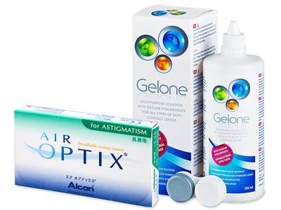 Air Optix for Astigmatism (6 Linsen) + Gelone 360ml - Älteres Design