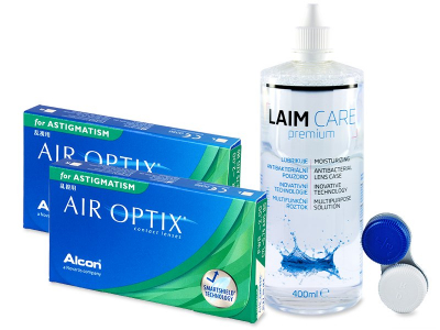 Air Optix for Astigmatism (2x3 Linsen) + Laim-Care 400ml