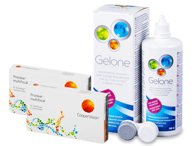 Proclear Multifocal (2x3 Linsen) + Gelone 360ml