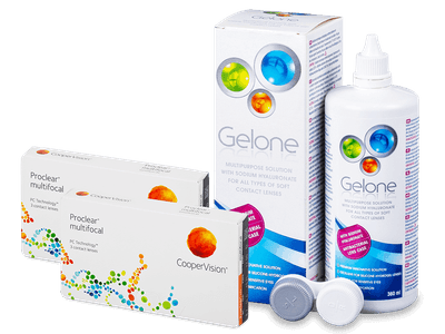 Proclear Multifocal (2x3 Linsen) +  Gelone 360ml