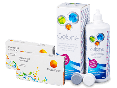 Proclear Multifocal XR  (2x3 Linsen) +  Gelone 360ml