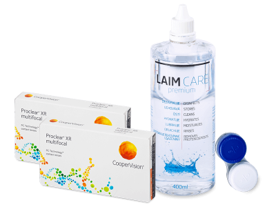 Proclear Multifocal XR  (2x3 Linsen) + Laim Care 400ml