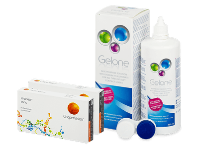 Proclear Toric XR (2x3 Linsen) + Gelone 360 ml