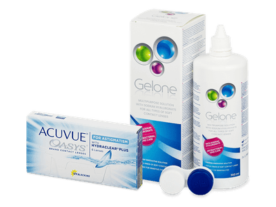 Acuvue Oasys for Astigmatism (6 Linsen) +  Gelone 360ml