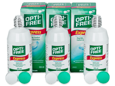 OPTI-FREE Express 3 x 355 ml - Pflegelösung – 3er Pack