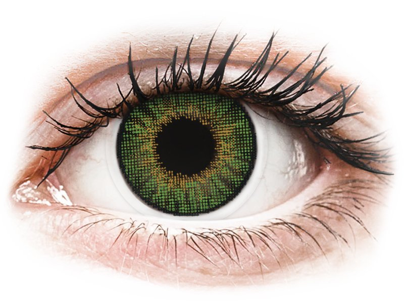 Air Optix Colors - Green - ohne Stärke (2 Linsen) - Coloured contact lenses