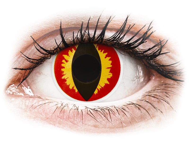 ColourVUE Crazy Lens - Dragon Eyes - ohne Stärke (2 Linsen) - Coloured contact lenses