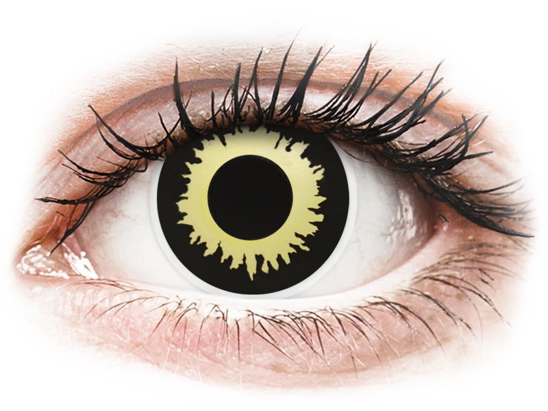 ColourVUE Crazy Lens - Eclipse - ohne Stärke (2 Linsen) - Coloured contact lenses