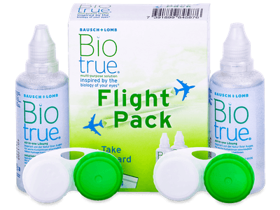 Biotrue Pflegemittel 2 x 60 ml Flight Pack