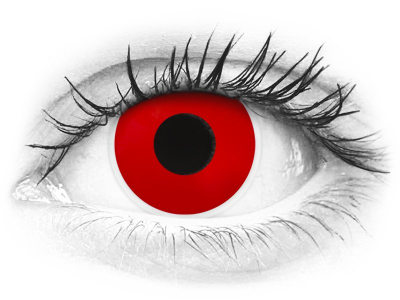 ColourVUE Crazy Lens - Red Devil - mit Stärke (2 Linsen)