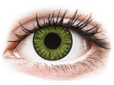 TopVue Color Tageslinsen - Fresh Green - ohne Stärke (10 Linsen) - Coloured contact lenses