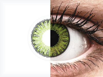 TopVue Color Tageslinsen - Fresh Green - ohne Stärke (10 Linsen)