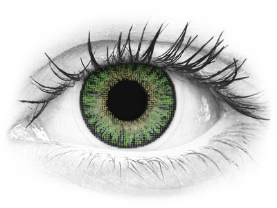 TopVue Color Tageslinsen - Green - ohne Stärke (10 Linsen)