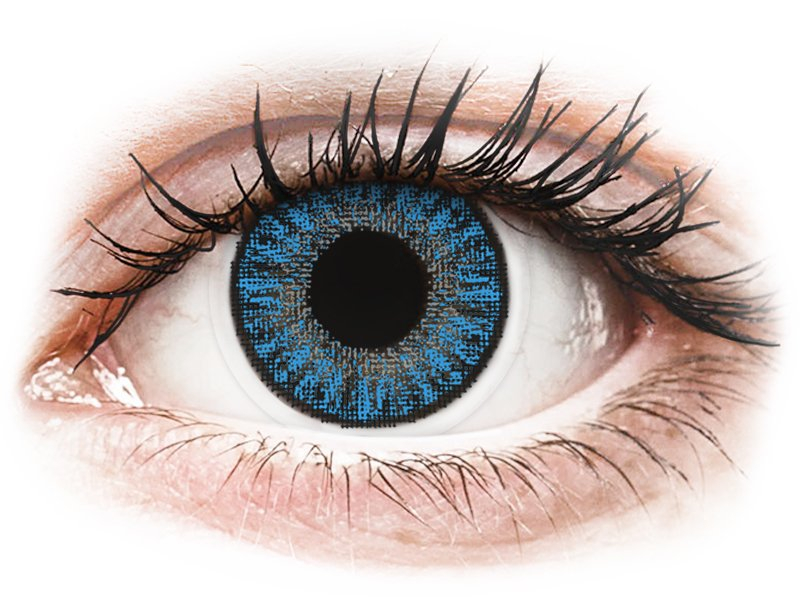 TopVue Color Tageslinsen - Sapphire Blue - ohne Stärke (10 Linsen) - Coloured contact lenses
