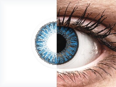 TopVue Color Tageslinsen - Sapphire Blue - ohne Stärke (10 Linsen)