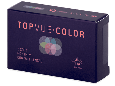 TopVue Color - Brown - mit Stärke (2 Linsen) - Coloured contact lenses