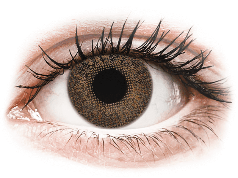 TopVue Color - Brown - mit Stärke (2 Linsen) - Coloured contact lenses