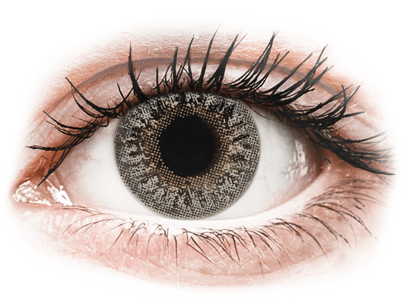 TopVue Color - Grey - mit Stärke (2 Linsen) - Coloured contact lenses