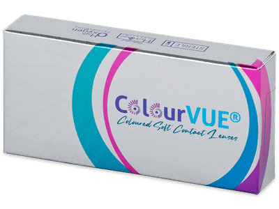 ColourVUE Glamour Aqua - mit Stärke (2 Linsen) - Coloured contact lenses