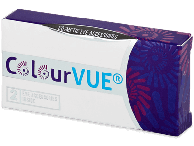 ColourVUE Glamour Blue - mit Stärke (2 Linsen) - Dieses Produkt gibt es außerdem in folgenden Abpackungen