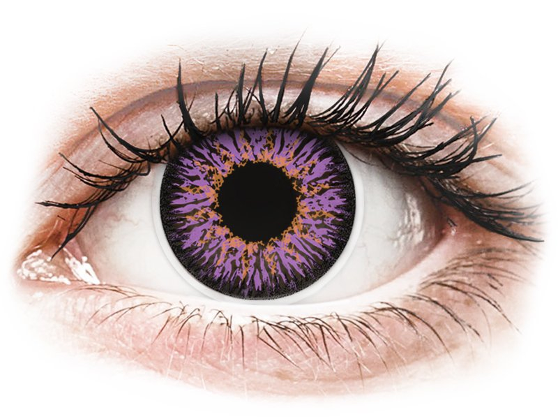 ColourVUE Glamour Violet - ohne Stärke (2 Linsen) - Coloured contact lenses