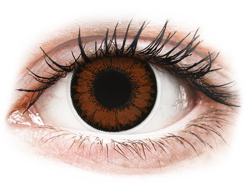ColourVUE BigEyes Pretty Hazel - mit Stärke (2 Linsen) - Coloured contact lenses