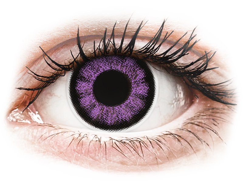 ColourVUE BigEyes Ultra Violet - ohne Stärke (2 Linsen) - Coloured contact lenses