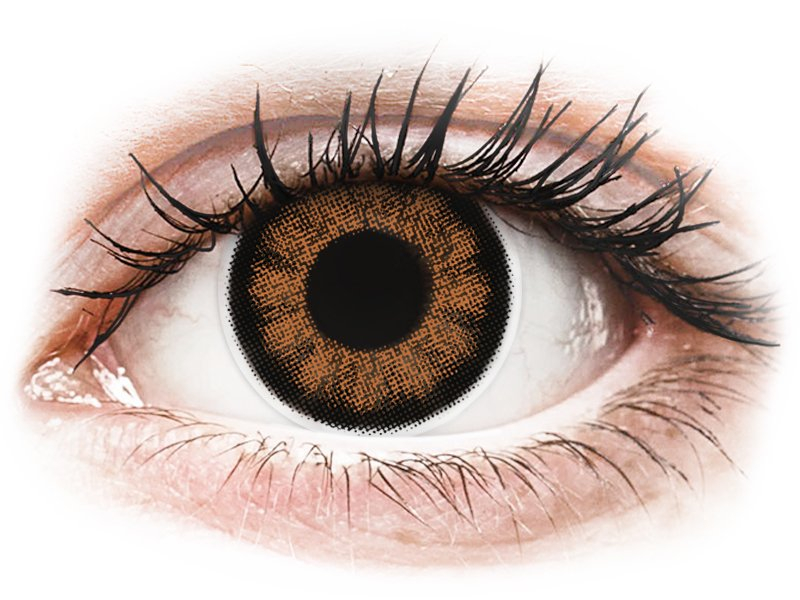 ColourVUE BigEyes Sexy Brown - mit Stärke (2 Linsen) - Coloured contact lenses