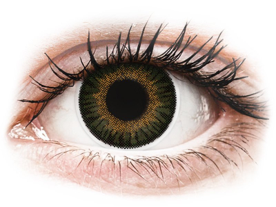 ColourVUE 3 Tones Green - mit Stärke (2 Linsen) - Coloured contact lenses