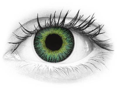 ColourVUE Fusion Green Yellow - mit Stärke (2 Linsen)