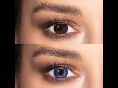 FreshLook ColorBlends Blue - mit Stärke (2 Linsen)