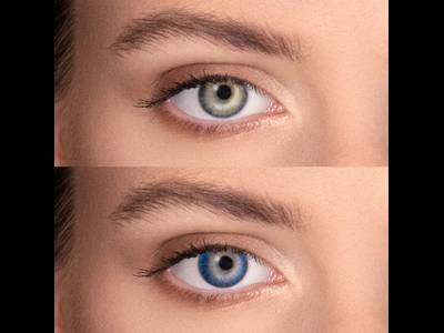 FreshLook ColorBlends Blue - ohne Stärke (2 Linsen)