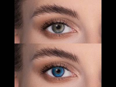 FreshLook ColorBlends Brilliant Blue - mit Stärke (2 Linsen)