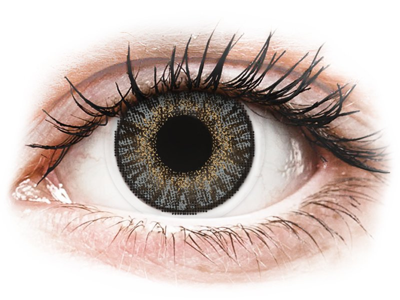 FreshLook ColorBlends Grey - mit Stärke (2 Linsen) - Coloured contact lenses