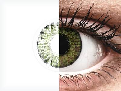 FreshLook ColorBlends Green - mit Stärke (2 Linsen)