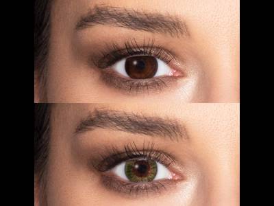 FreshLook ColorBlends Green - mit Stärke (2 Linsen)