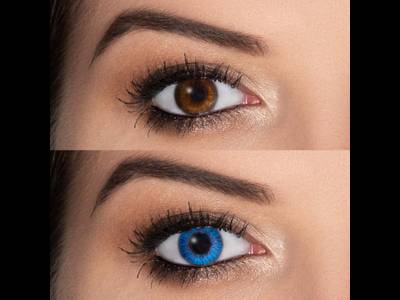 FreshLook ColorBlends True Sapphire - mit Stärke (2 Linsen)