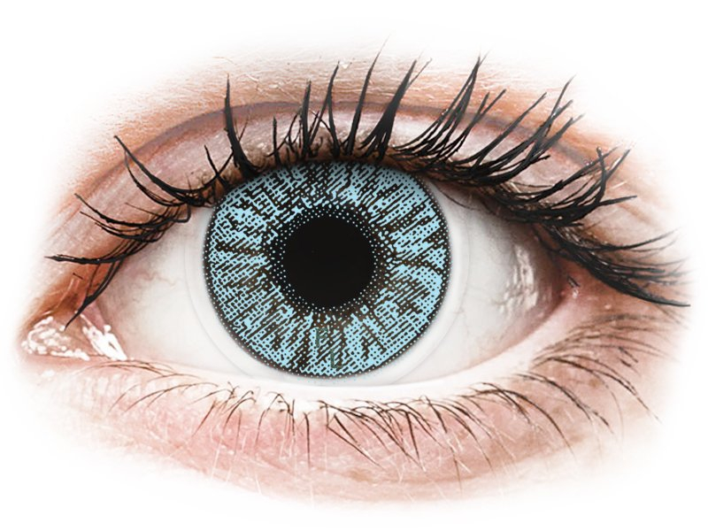FreshLook Colors Blue - mit Stärke (2 Linsen) - Coloured contact lenses