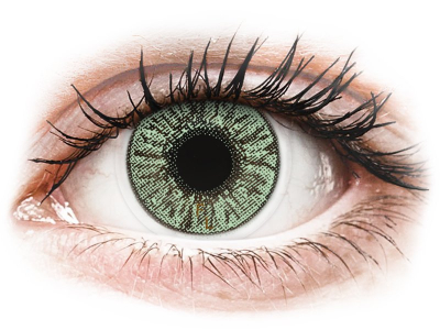 FreshLook Colors Green - mit Stärke (2 Linsen) - Coloured contact lenses