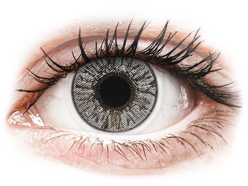 FreshLook Colors Misty Gray - mit Stärke (2 Linsen) - Coloured contact lenses