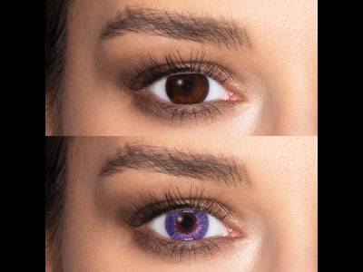 FreshLook Colors Violet - mit Stärke (2 Linsen)